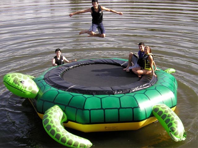 PVC Tortoise Inflatable Water Trampoline, Inflatable Sea Trampoline, Inflatable Aquatic Trampoline For Sale BY-WT-013